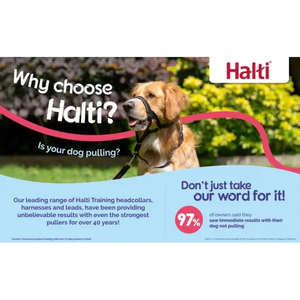 Halti No-Pull Dog Harness - Black Medium